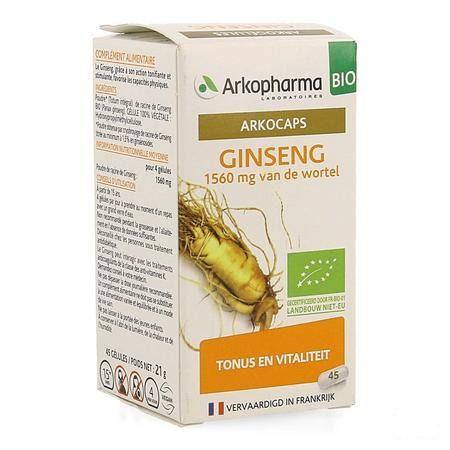 Arkogelules Ginseng Bio Caps 45  -  Arkopharma