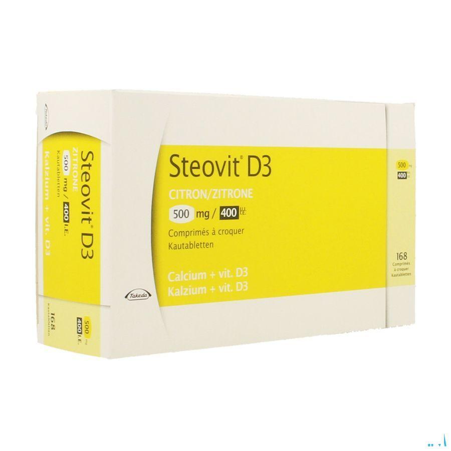 Steovit D3 500 mg/400UI Comprimes 168