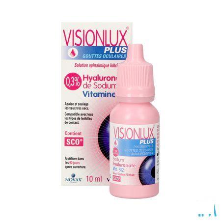 Visionlux Plus Oogdruppels Flacon 1 X 10 ml
