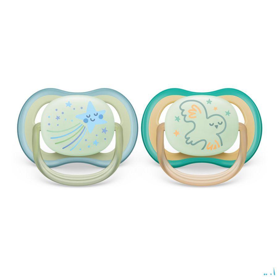 Philips Avent Fopspeen +0M Air Night Mix Scf376/17