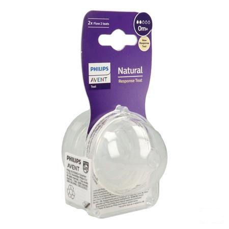 Philips Avent Natural 3.0 Tetine 0M+ T2 1
