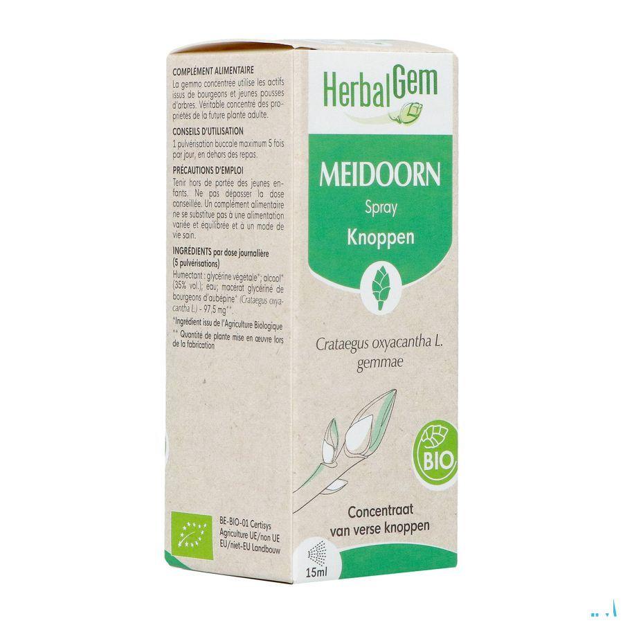 Herbalgem Meidoorn Bio Spray 15 ml