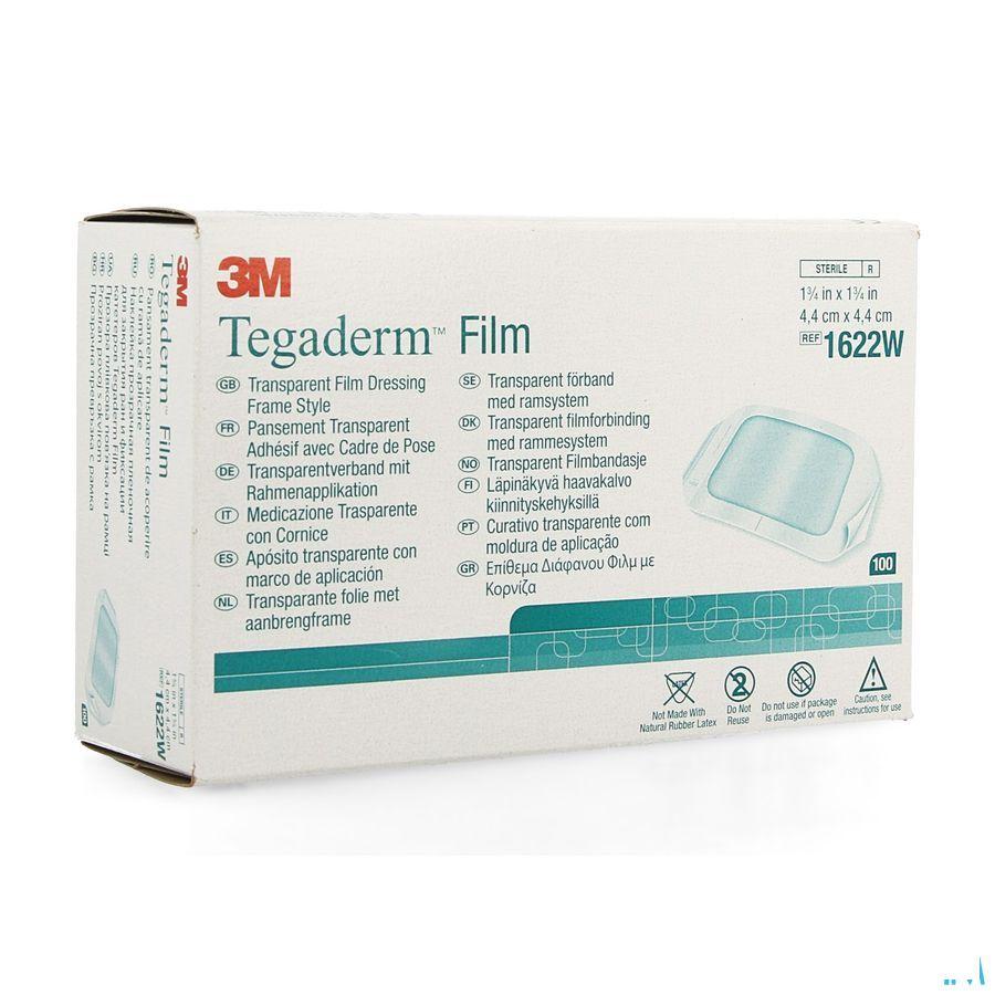 Tegaderm 3m Transp 4x 4cm 100 1622w  -  3M