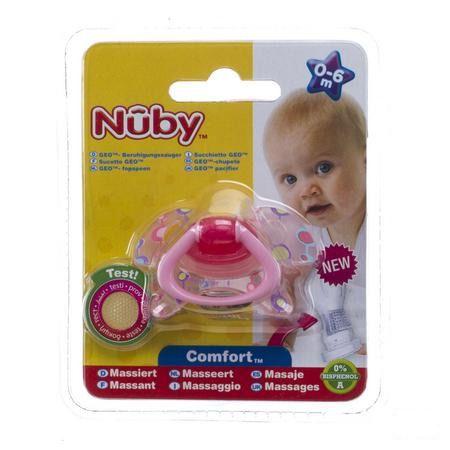 Nuby Geoac Orthodontische Fopspeen - 0-6m  -  New Valmar