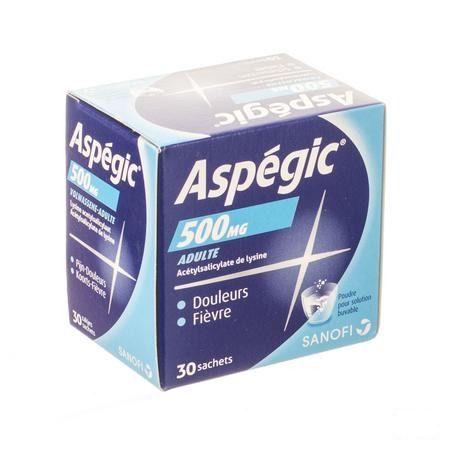 Aspegic 500 Pulv 30x 500 mg