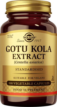 Gotu Kola Aer. Extr (aziat. Waternavel) V-Capsule 60  -  Solgar Vitamins