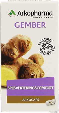 Arkogelules Gingembre Vegetal 45  -  Arkopharma