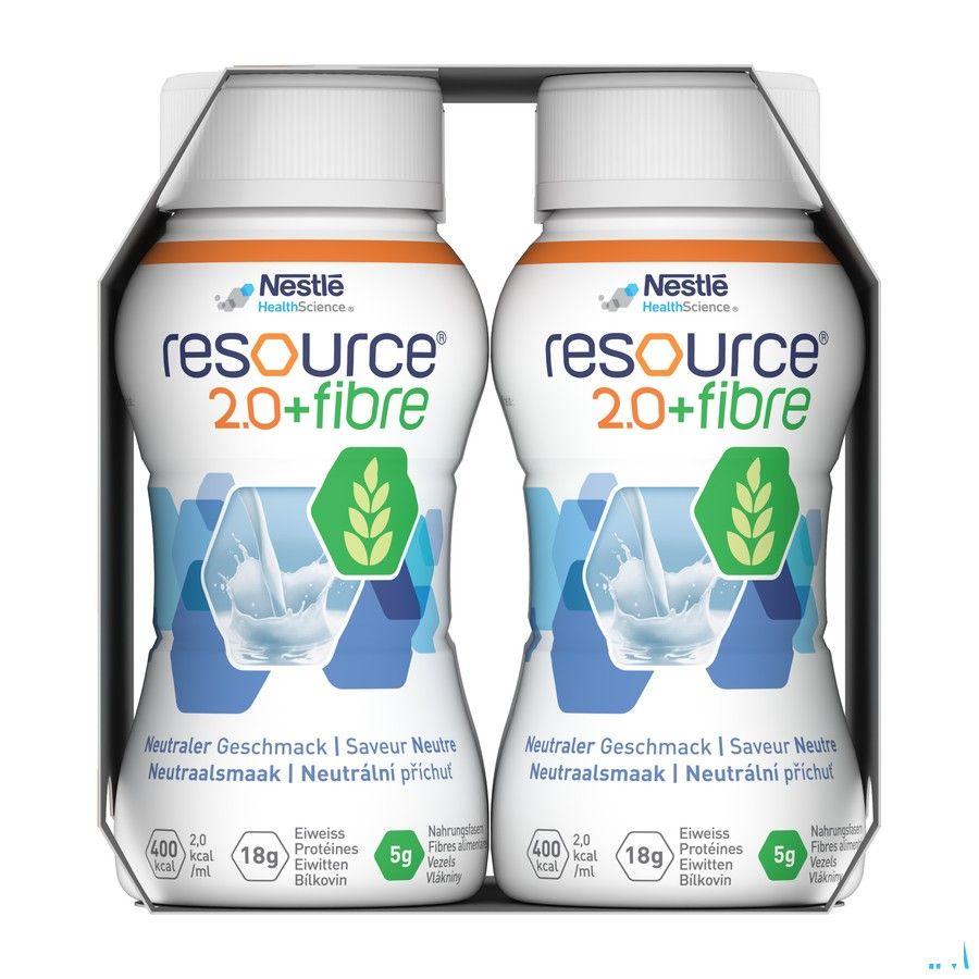 Resource 2.0 Fibre Neutraal 4x200 ml 12100792  -  Nestle