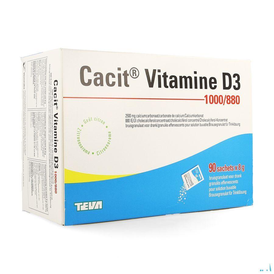 Cacit Vit. D3 1000 mg/880UI Gran Efferv. Sachets 90