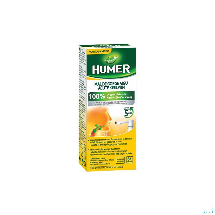 Humer Pharyngite Keelspray 30 ml  -  Urgo Healthcare