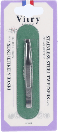 Vitry Classic Epileerpincet Recht Inox 1012  -  Vitry