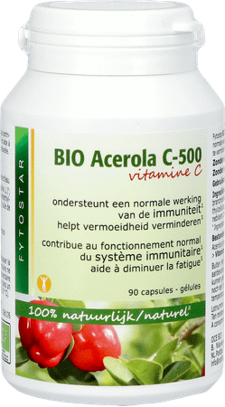 Fytostar Acerola Bio C-500 Caps 90  -  Ocebio