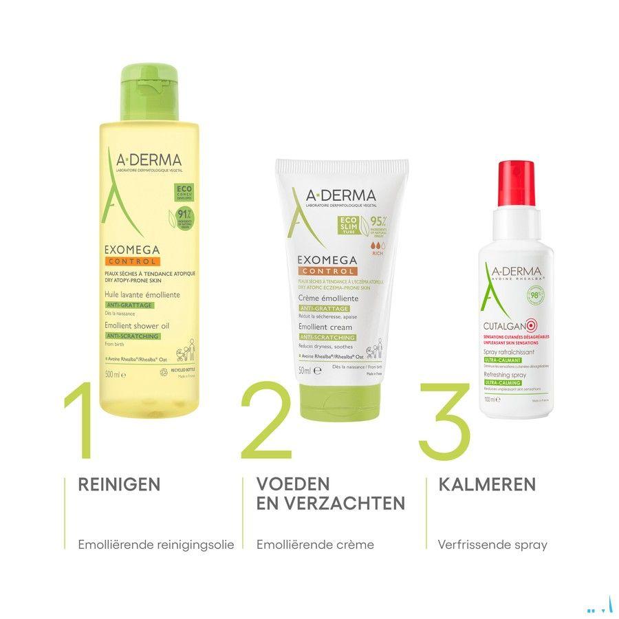 Aderma Exomega Control Creme Emollient Tube 400 ml  -  Aderma