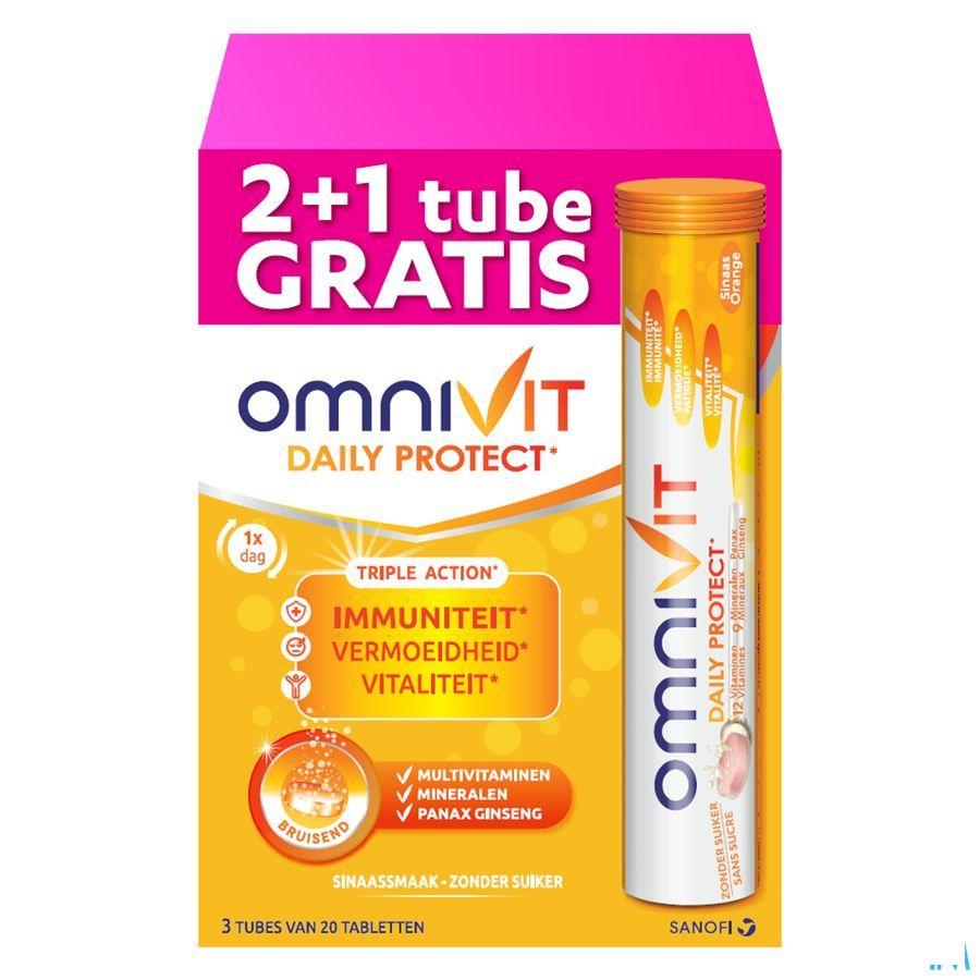 Omnivit Daily Protect Tripack Bruistabl 3X20  -  Sanofi