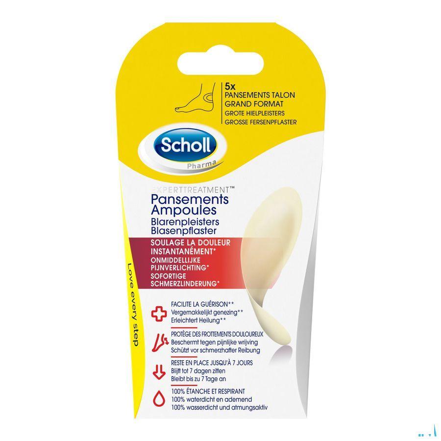 Scholl Pansement Ampoule Talon Grand Format S/Latex 5