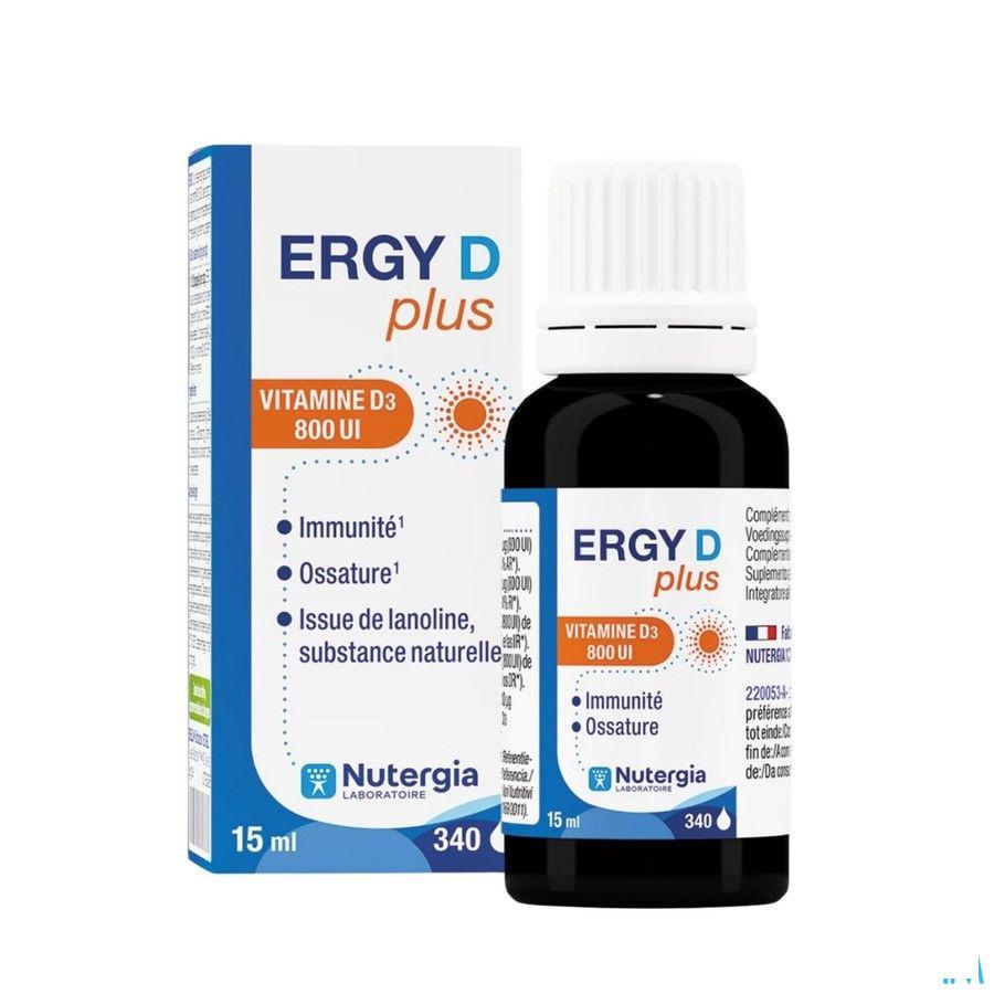 Ergy D Plus Flacon 15 ml  -  Lab. Nutergia