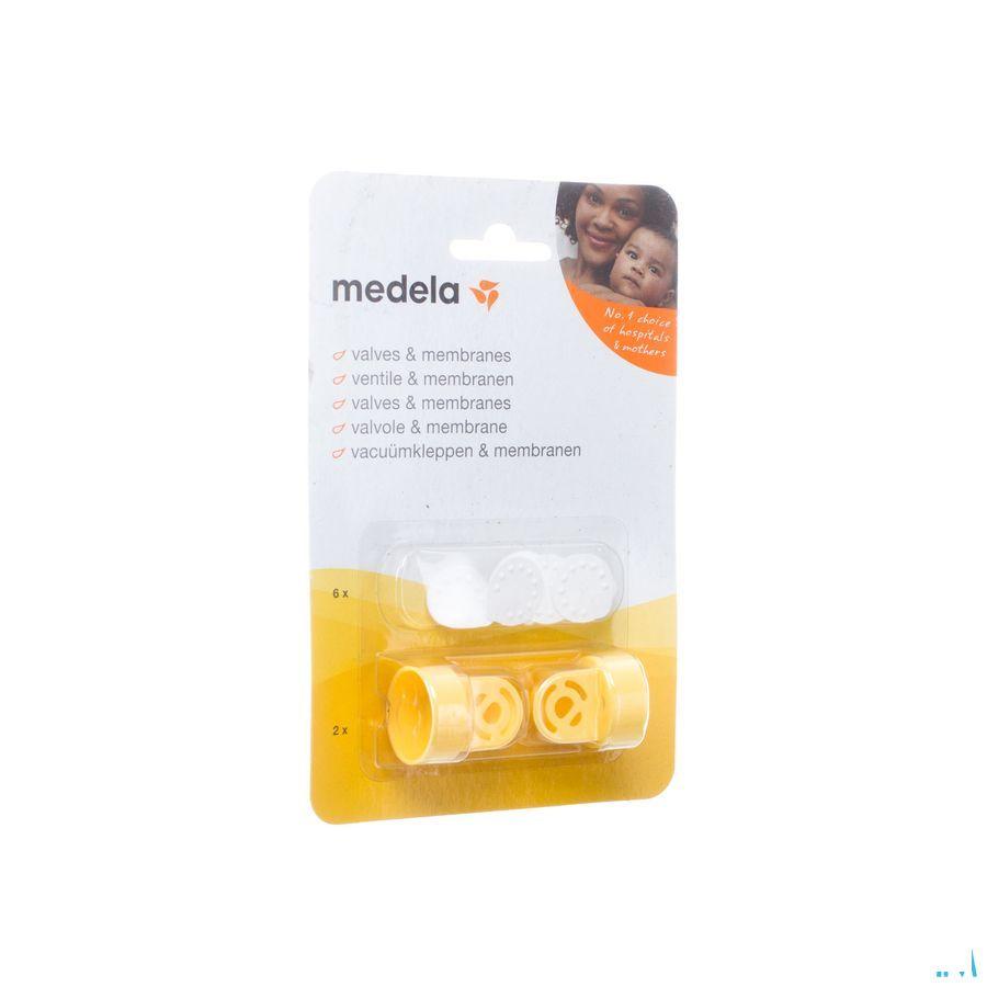 Medela Vacuum Set 2 Kleppen + 6 Membranen 8000727  -  Medela