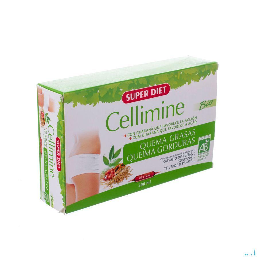 Super Diet Cellimine Vetverbrander Bio Ampullen 20x15 ml  -  Superdiet Laboratoires