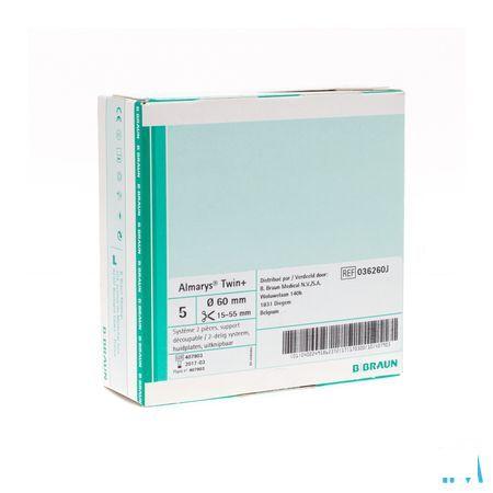 Almarys Twin Plus Platen 60/15-55mm 5 036260j
