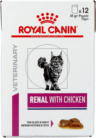 Royal Canin Vdiet Feline Renal Chicken 12X85G