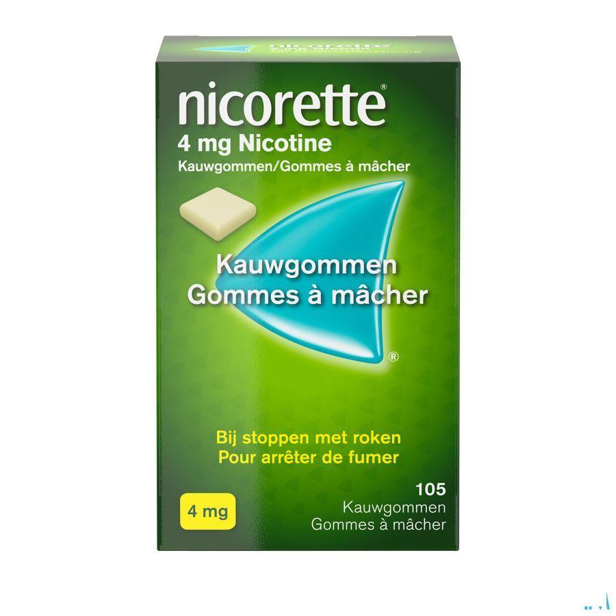 Nicorette Kauwgom 105x4 mg