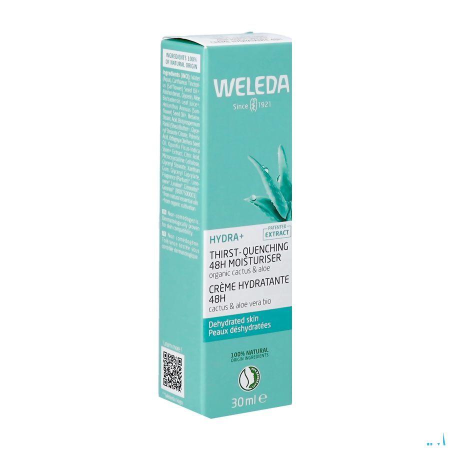 Weleda Hydra+ Creme Hydra-Apaisante 48H 30 ml  -  Weleda