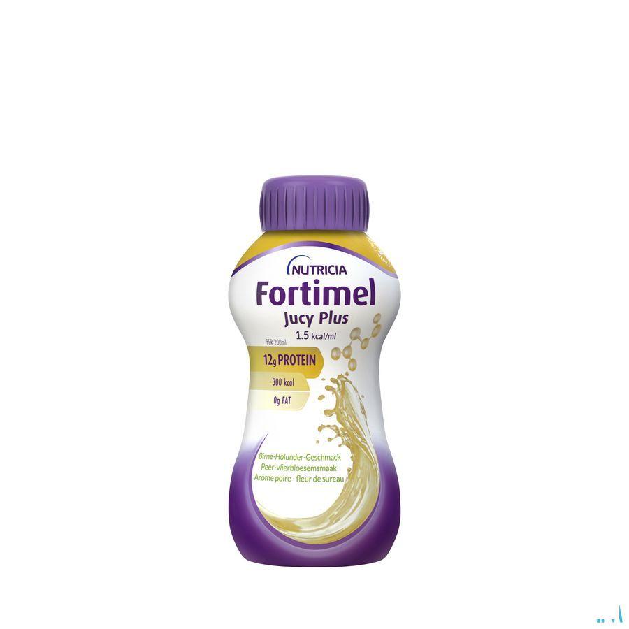 Fortimel Jucy Plus Peer Vlierbloes. 4 x 200 ml 185088