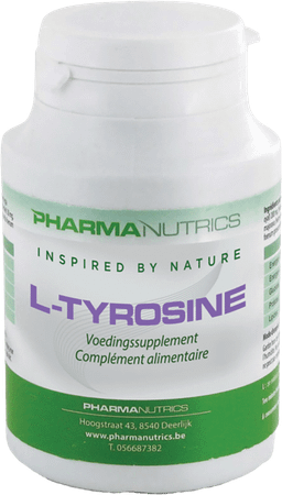 L Tyrosine 500 V-Caps 60 Pharmanutrics  -  Pharmanutrics