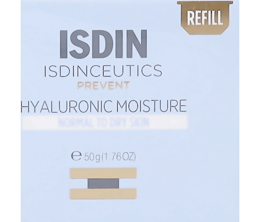 Isdinceutics Hyaluronic Vocht Norm/Droog Navul.50 gr