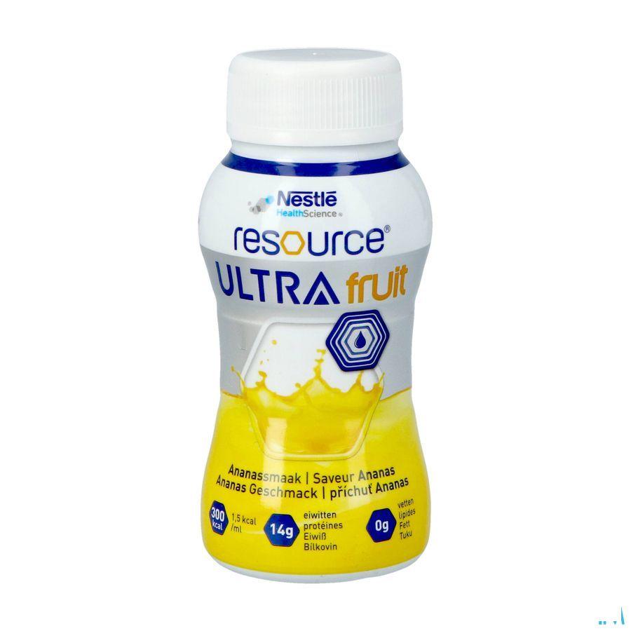 Resource Ultra Fruit Ananassmaak 4 x 200 ml