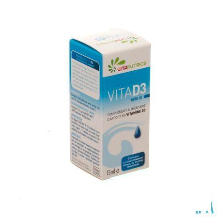 Vita D3 1000UI Vitanutrics Druppels 15 ml 