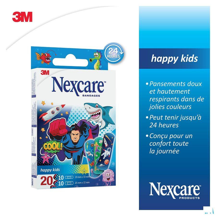 Nexcare Happy Kids Boys 20  -  3M