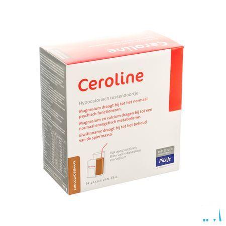 Ceroline Chocolade Poeder Zakje 14x25 gr  -  Pileje
