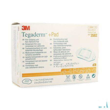 Tegaderm + Pad 3m Transp Steril 5cmx 7cm 50 3582  -  3M