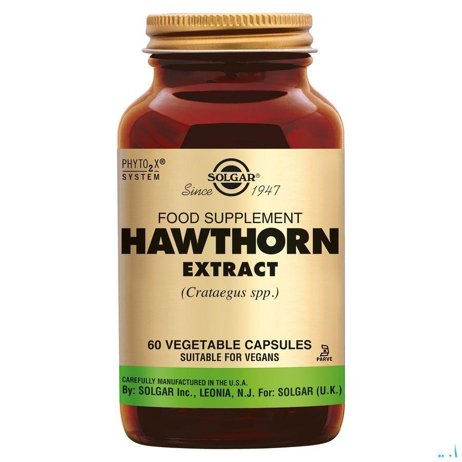 Solgar Hawthorn Extract Aubepine V-Capsule 60  -  Solgar Vitamins