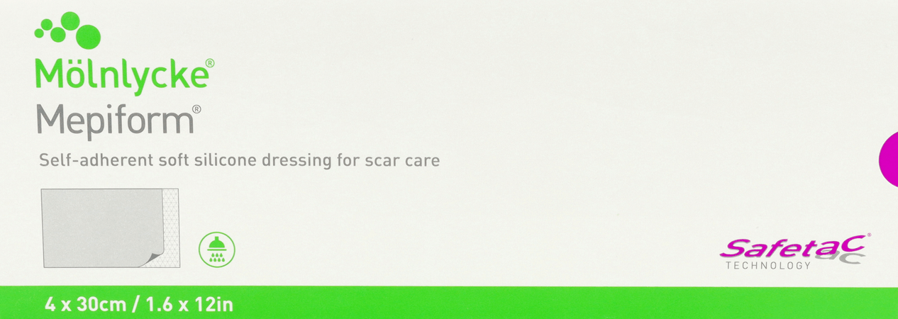 Mepiform Verband Adh Litteken Ster 4X30,0cm 1 293100