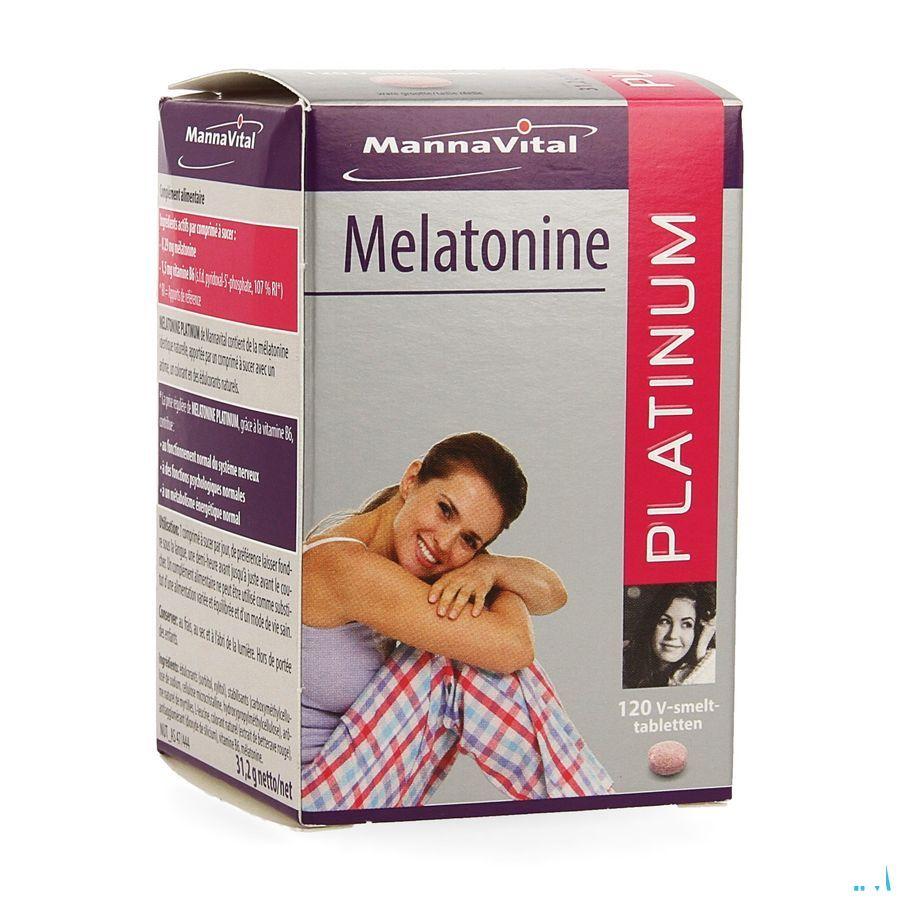 Mannavital Melatonine V-Smelttabl 120