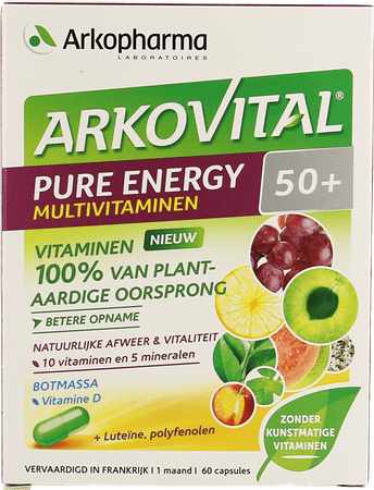 Arkovital Pure Energy 50 + Capsule 60  -  Arkopharma