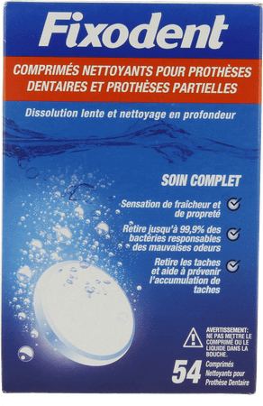Fixodent Reinigings Tabletten Comp 54