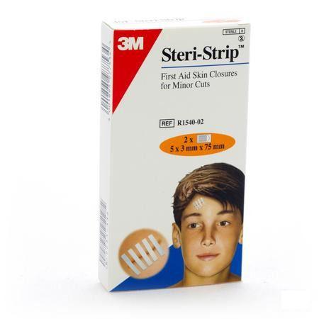 Steri-strip Hechtstrip Ster 3x 75mm 2x 5 1540p-02  -  3M