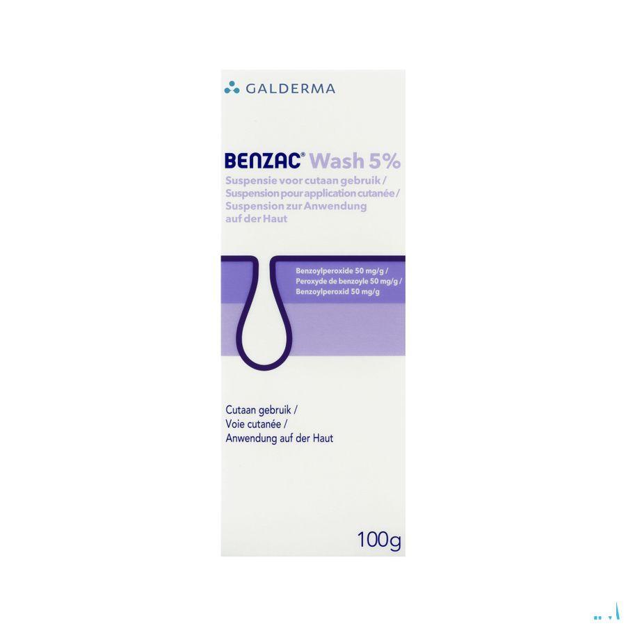 Benzac Wash Suspensie 5 % 100 gr  -  Galderma Belgilux
