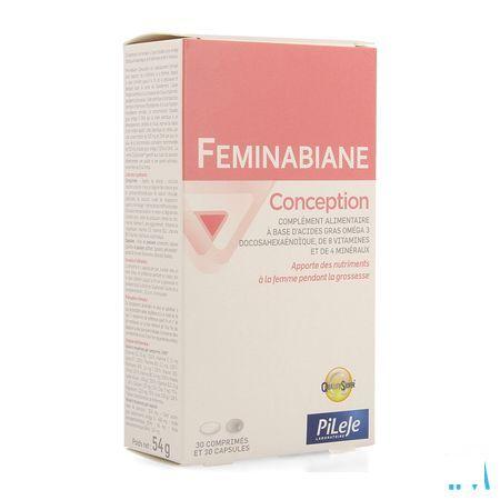 Feminabiane Conception Comp 30 + Caps 30  -  Pileje