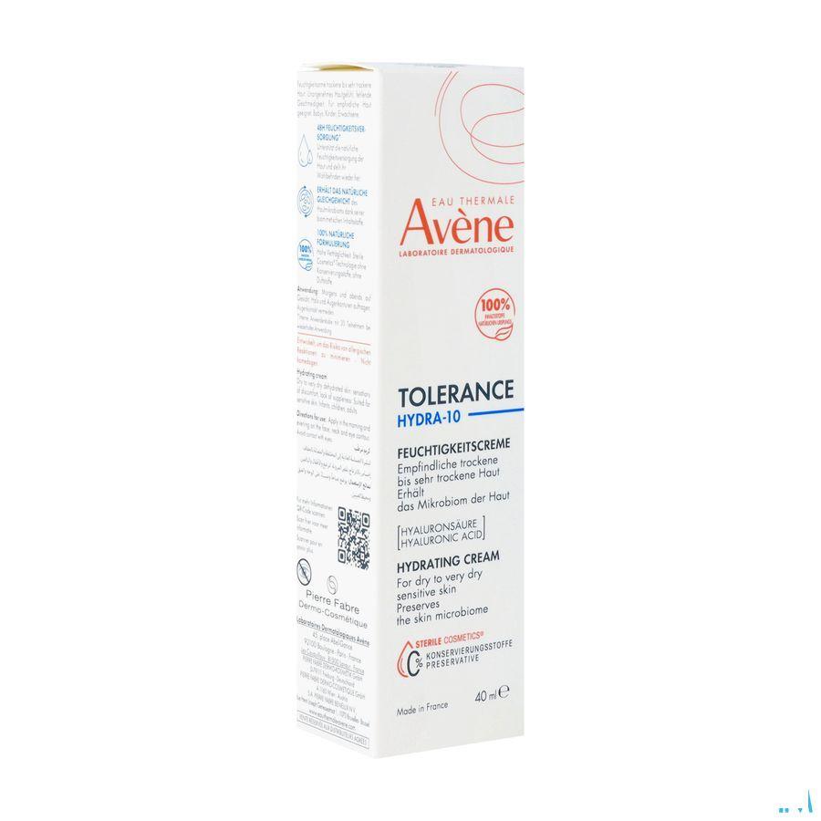Avene Tolerance Hydra 10 Hydraterende Creme 40 ml  -  Avene