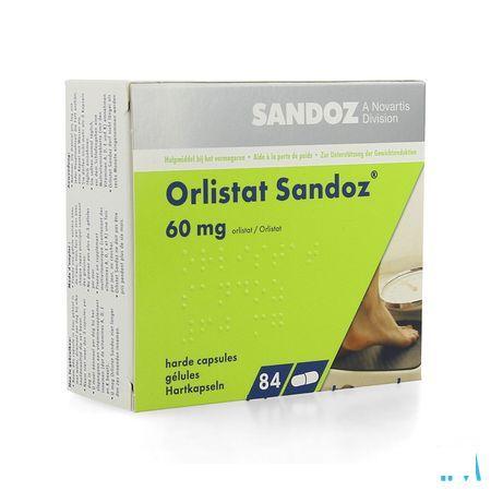 Orlistat Sandoz Harde Capsule 84 X 60 mg 