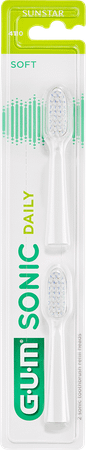 Gum Sonic Daily Brosse Dents Pile Tetes Blanche 2