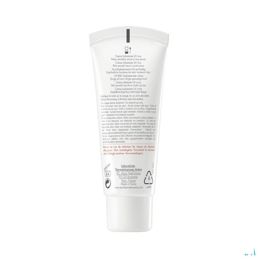 Avene Hydrance Uv Rijk Hydraterende Creme 40 ml  -  Avene