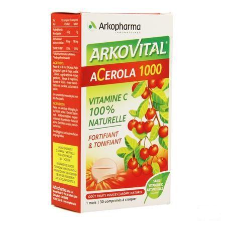 Arkovital Acerola 1000 Tube Tabletten 2x15  -  Arkopharma