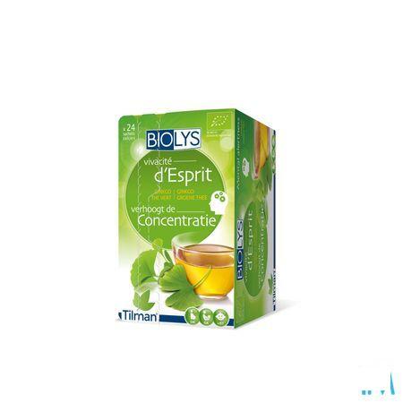 Biolys Ginkgo Groene Thee Zakjes 24  -  Tilman