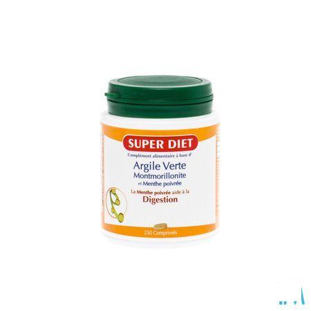 Super Diet Groene Klei Tabletten 250  -  Superdiet Laboratoires