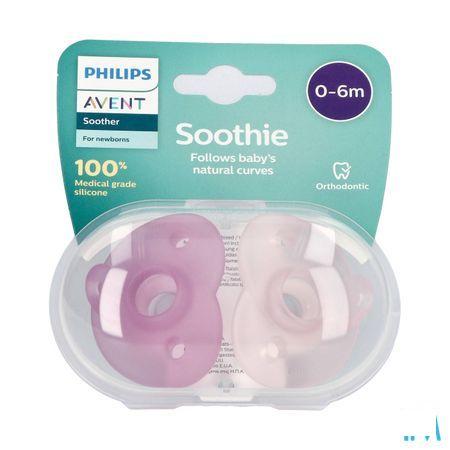 Philips Avent Sucette +0M Soothie Girl 2